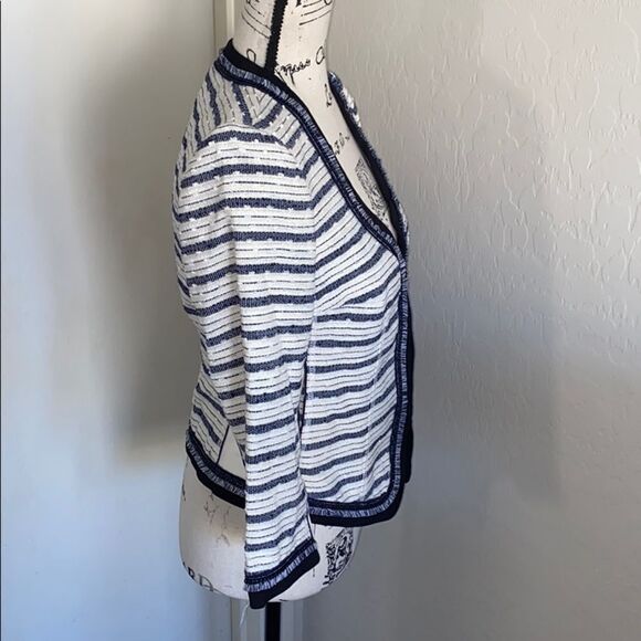 White House Black Market Multi Colored Blazer Jacket Feminine Casual Work Wear - Picture 2 of 13